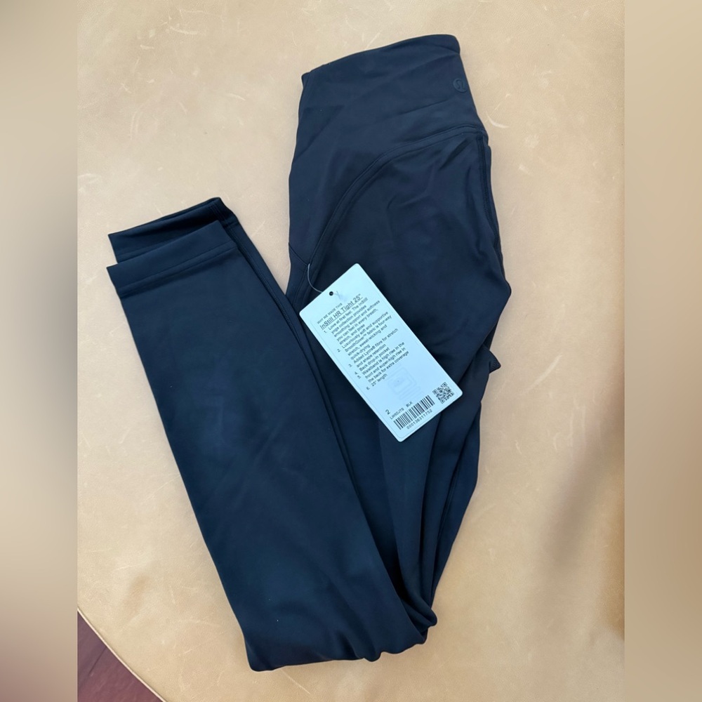 NWT LULULEMON INSTILL HIGH-RISE TIGHT 25" Black 2